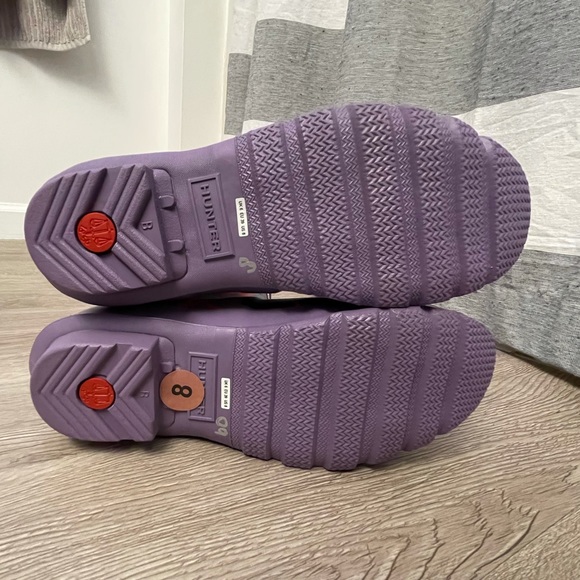 RARE HUNTER X Disney Mary Poppins Rain Boots SZ 8 - Picture 3 of 8